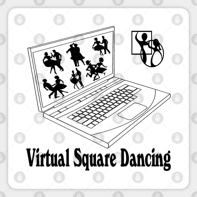 Virtual Square Dance Magnet by DWHT71